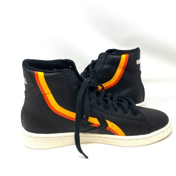 💖MEGA SALE💖Converse Women 271168C PRO LEATER Black Gold Basketball Sneakers - Picture 7 of 9